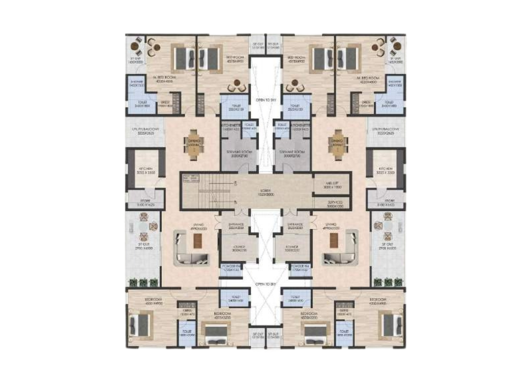 Fourth Floor Plan Floor Plan