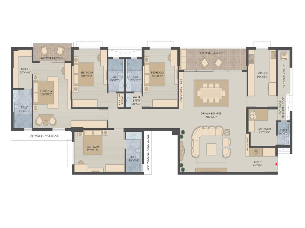 Second Floor Floor Plan